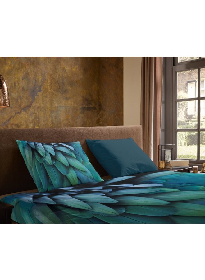 Pure Dekbedovertrek Heather Petrol - Microvezel