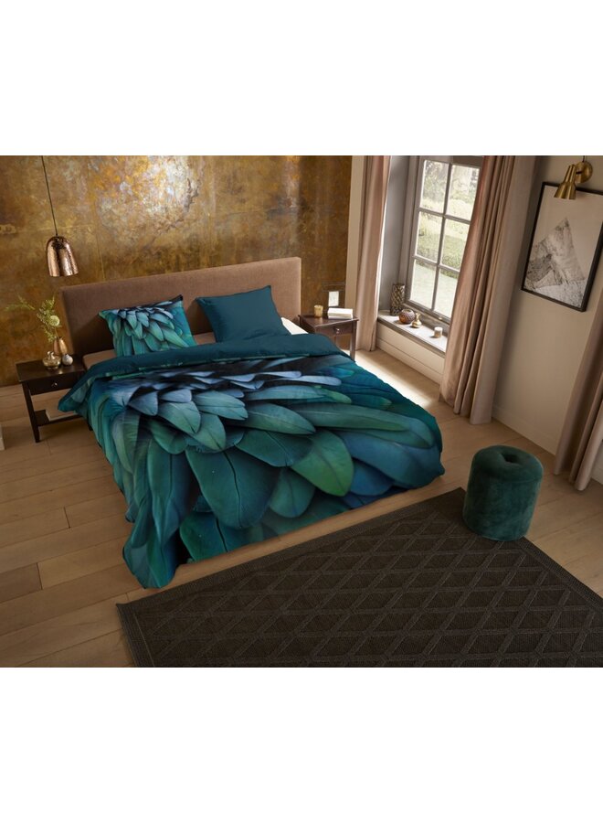 Pure Dekbedovertrek Heather Petrol - Microvezel