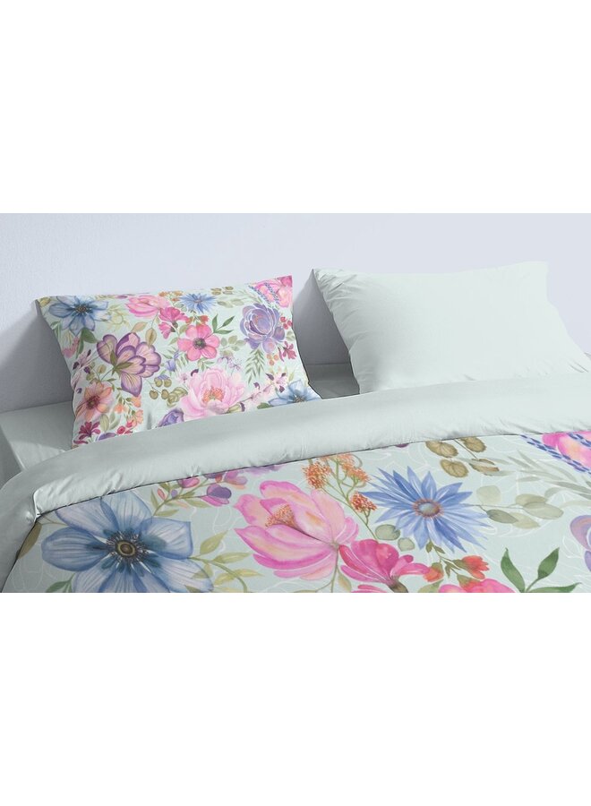 Pure Dekbedovertrek Lucy Aqua - Microvezel