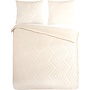 Pure Dekbedovertrek Zigzag Ecru - Microvezel