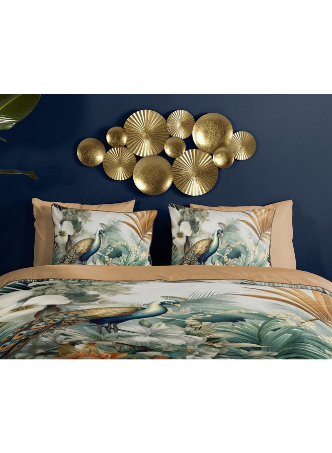 Descanso Dekbedovertrek Dana Multi - Katoensatijn