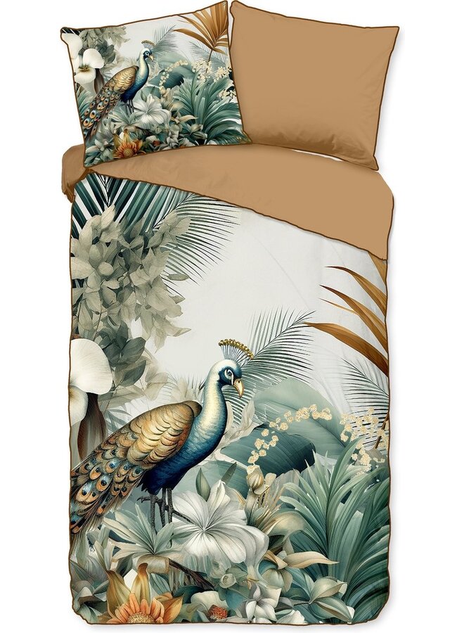 Descanso Dekbedovertrek Dana Multi - Katoensatijn