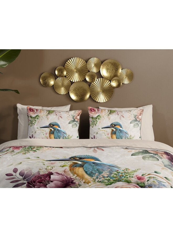 Descanso Dekbedovertrek Verde Zand - Katoensatijn