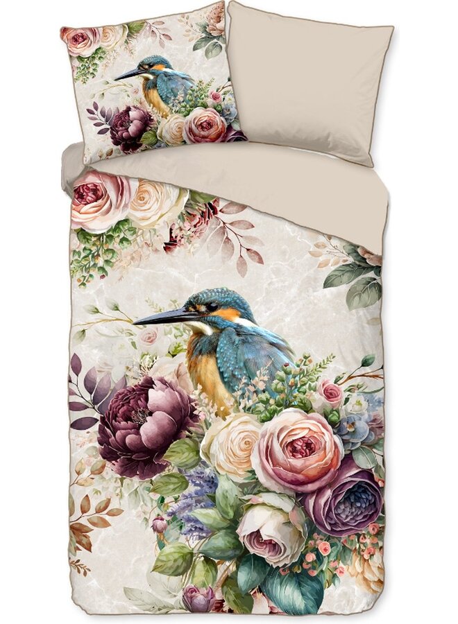 Descanso Katoen/satijn Dekbedovertrek Zand