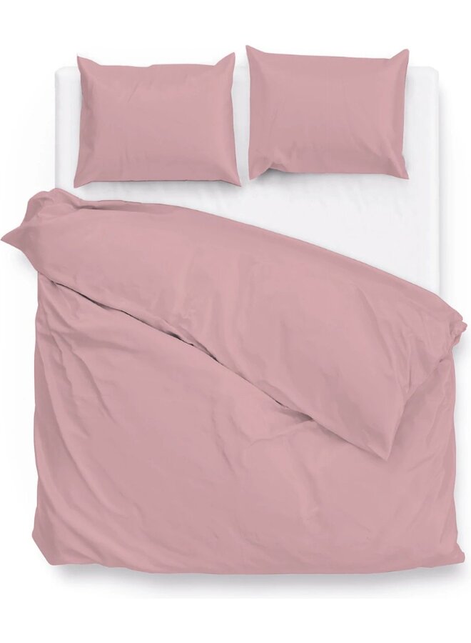 ZO! Home Dekbedovertrek Satinado Roze - Katoensatijn