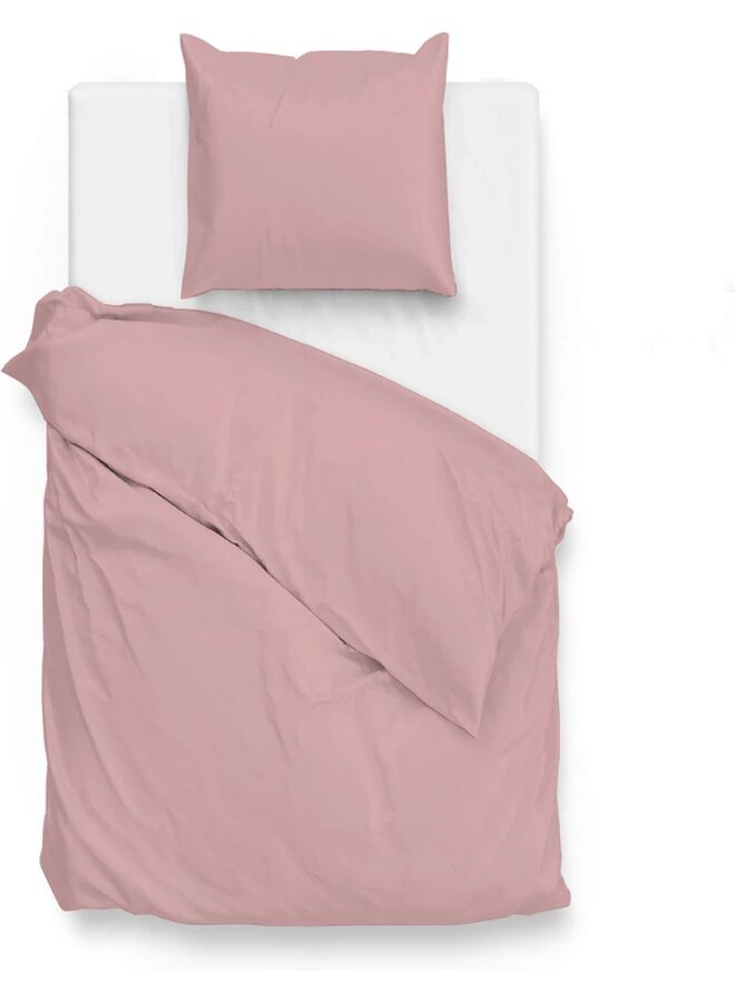 ZO! Home Dekbedovertrek Satinado Roze - Katoensatijn