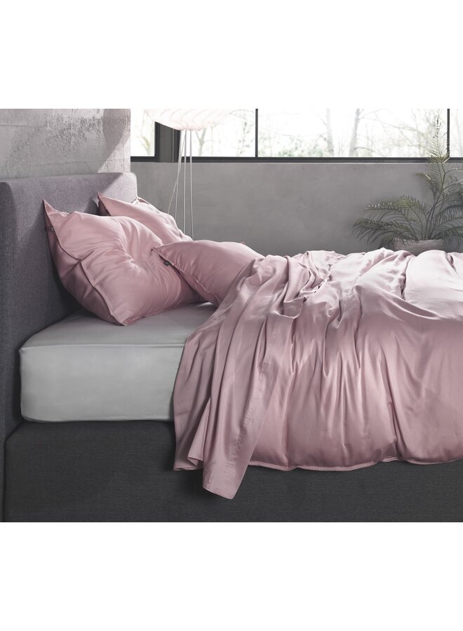 ZO! Home Dekbedovertrek Satinado Roze - Katoensatijn