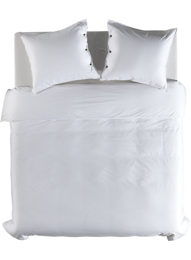 Dekbedovertrek Uni Wit - Percale Katoen PL1