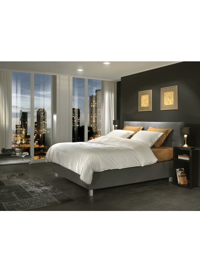 Yellow Dekbedovertrek Uni Creme - Percale Katoen