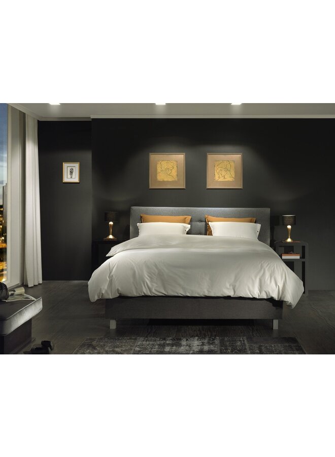 Yellow Dekbedovertrek Uni Creme - Percale Katoen