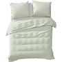 Yellow Dekbedovertrek Uni Mint Groen - Percale Katoen