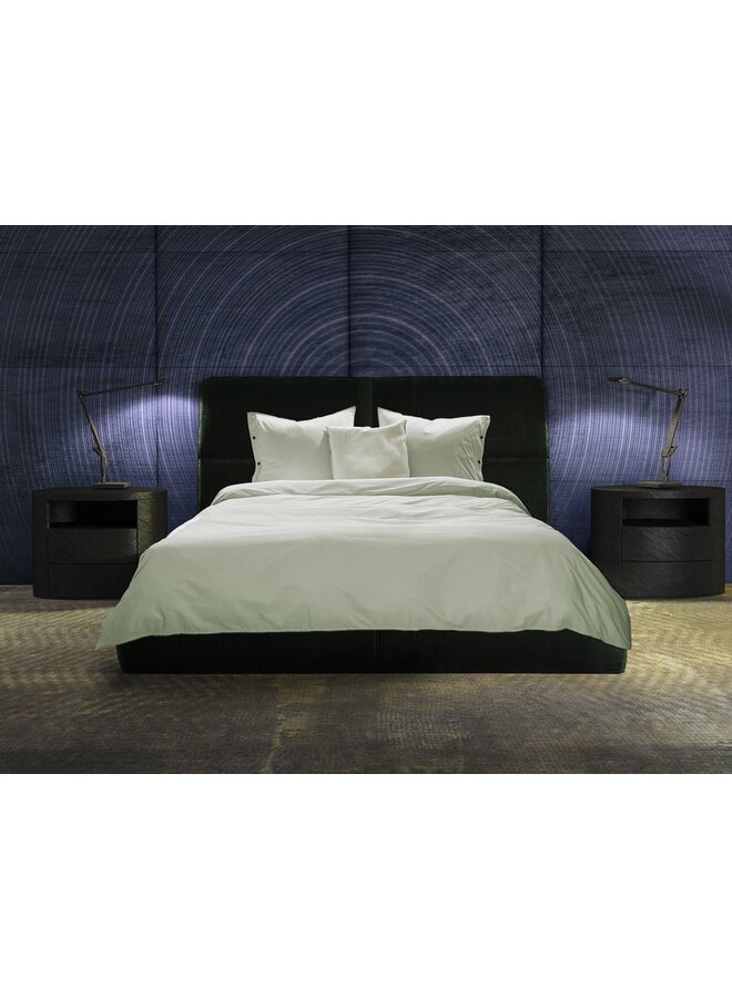 Yellow Dekbedovertrek Uni Mint Groen - Percale Katoen