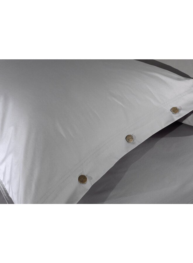 Yellow Dekbedovertrek Uni Antraciet - Percale Katoen