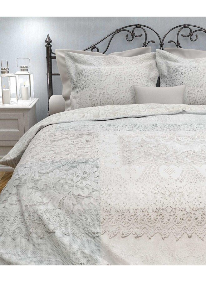 Heckett & Lane Dekbedovertrek Alix Naturel - Katoen