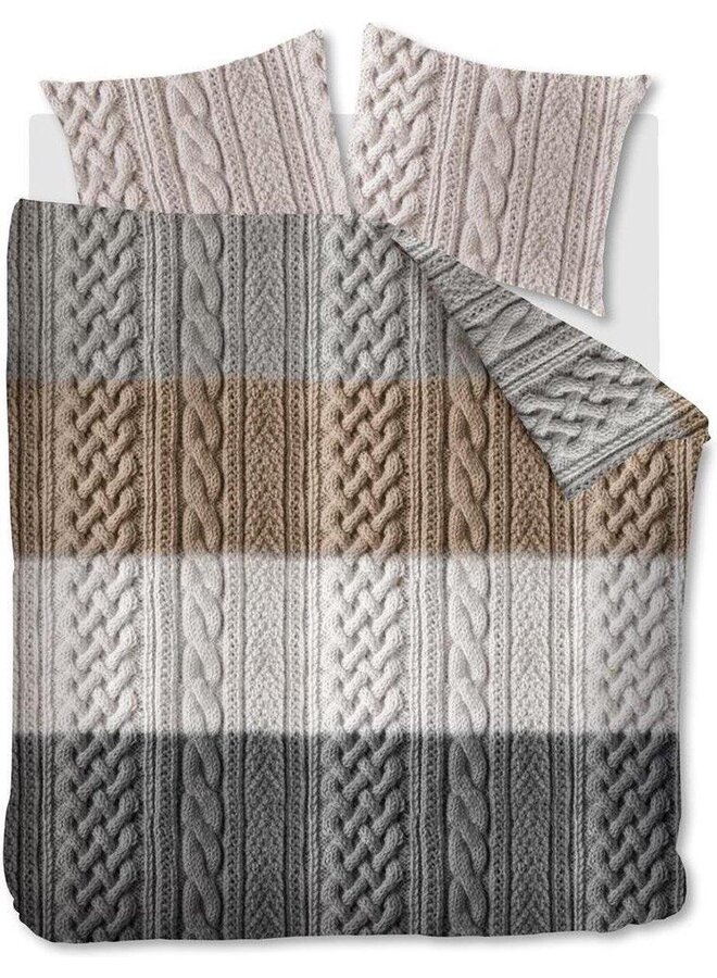 Ariadne At Home Dekbedovertrek Snug Naturel - Katoen