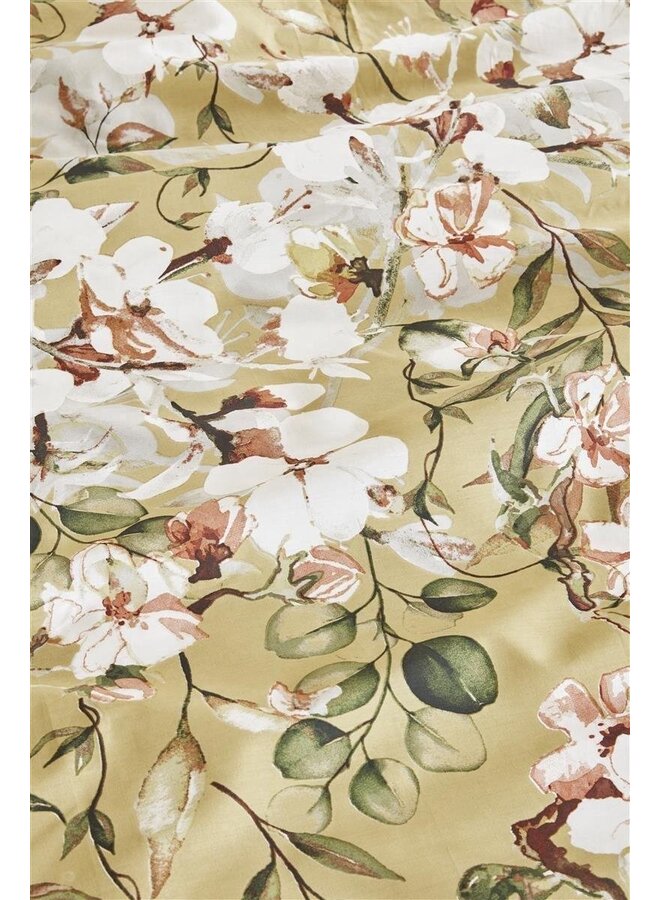 Ariadne At Home Dekbedovertrek Nostalgia Oker - Katoen