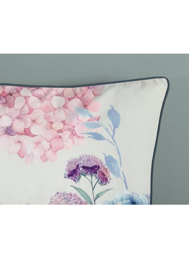 Descanso Dekbedovertrek Mondet Grijs- Biologisch Katoensatijn