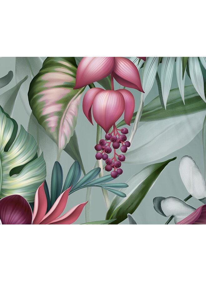 Descanso Dekbedovertrek Allison Multi - Biologisch Katoensatijn