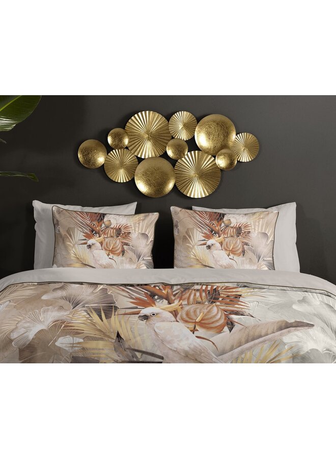 Descanso Dekbedovertrek Pippa Zand - Biologisch Katoensatijn