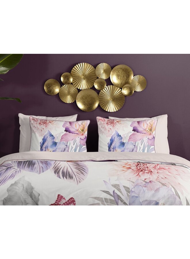 Descanso Dekbedovertrek Caen Multi - Biologisch Katoensatijn