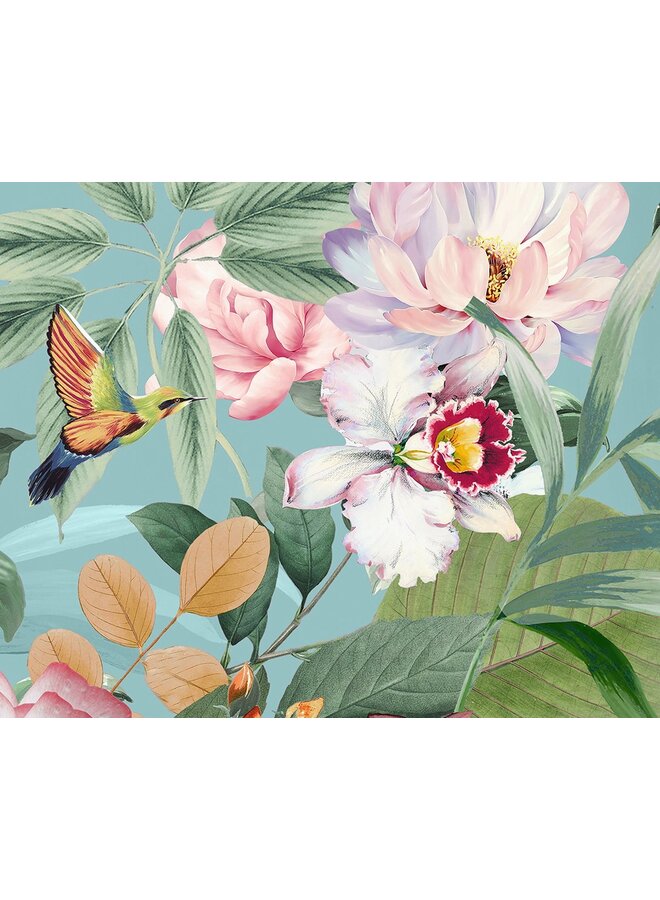 Descanso Dekbedovertrek Fungi Multi - Biologisch Katoensatijn