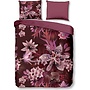 Descanso Dekbedovertrek Farze Bordeaux- Biologisch Katoensatijn