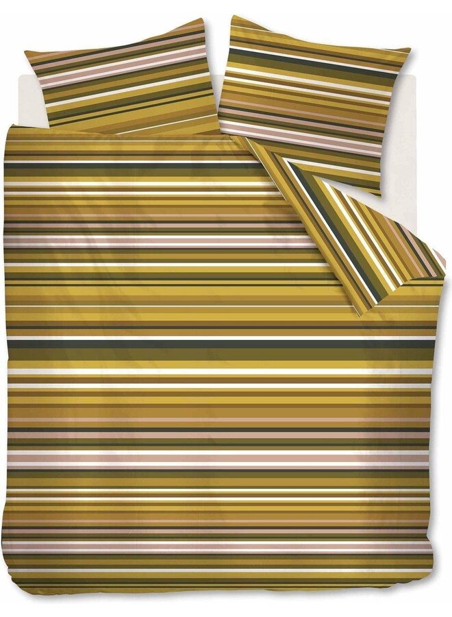 Dekbedovertrek Marieke Geel - Katoen PL3