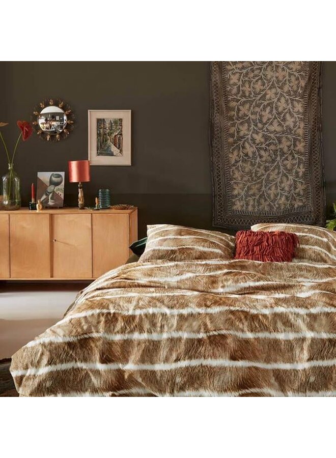 At Home Dekbedovertrek Feston Naturel - Katoen