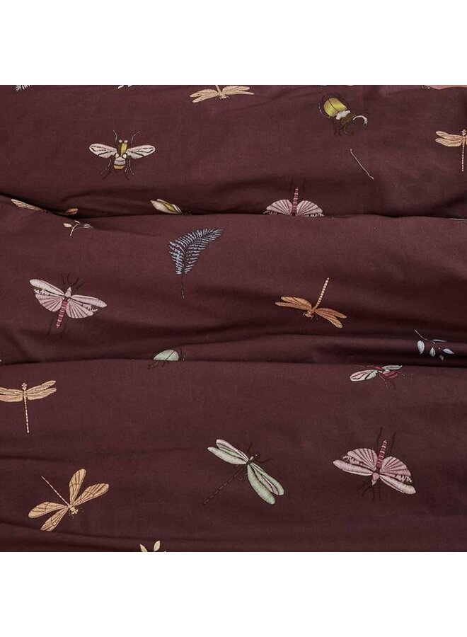 At Home Dekbedovertrek Living World Paars - Katoen