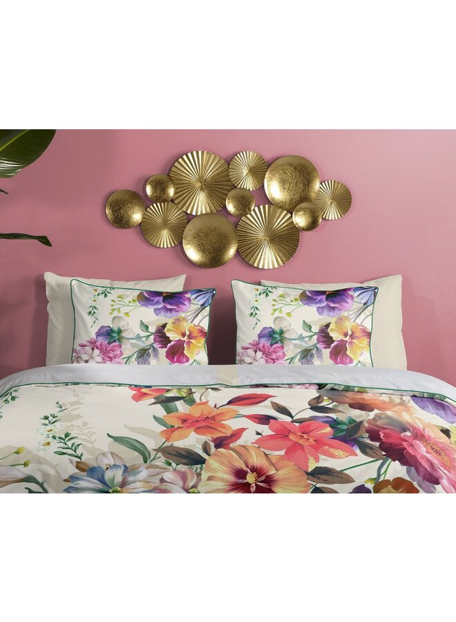 Descanso Dekbedovertrek Novara Ecru - Biologisch Katoensatijn