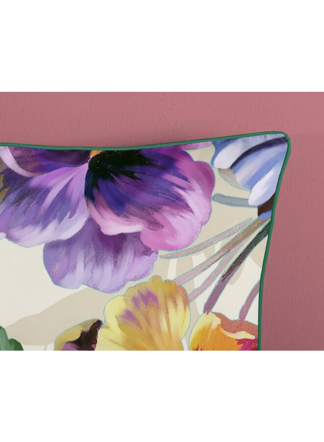 Descanso Dekbedovertrek Novara Ecru - Biologisch Katoensatijn