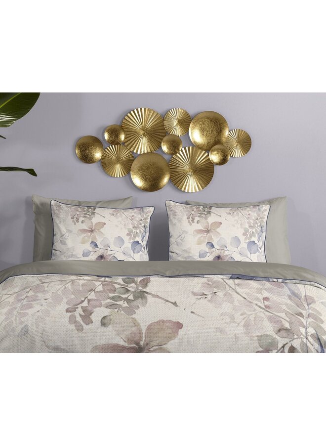 Descanso Dekbedovertrek Fivien Zand - Biologisch Katoensatijn