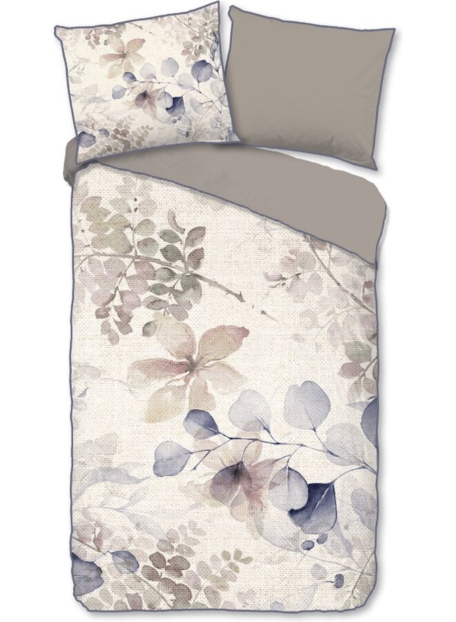 Descanso Dekbedovertrek Fivien Zand - Biologisch Katoensatijn