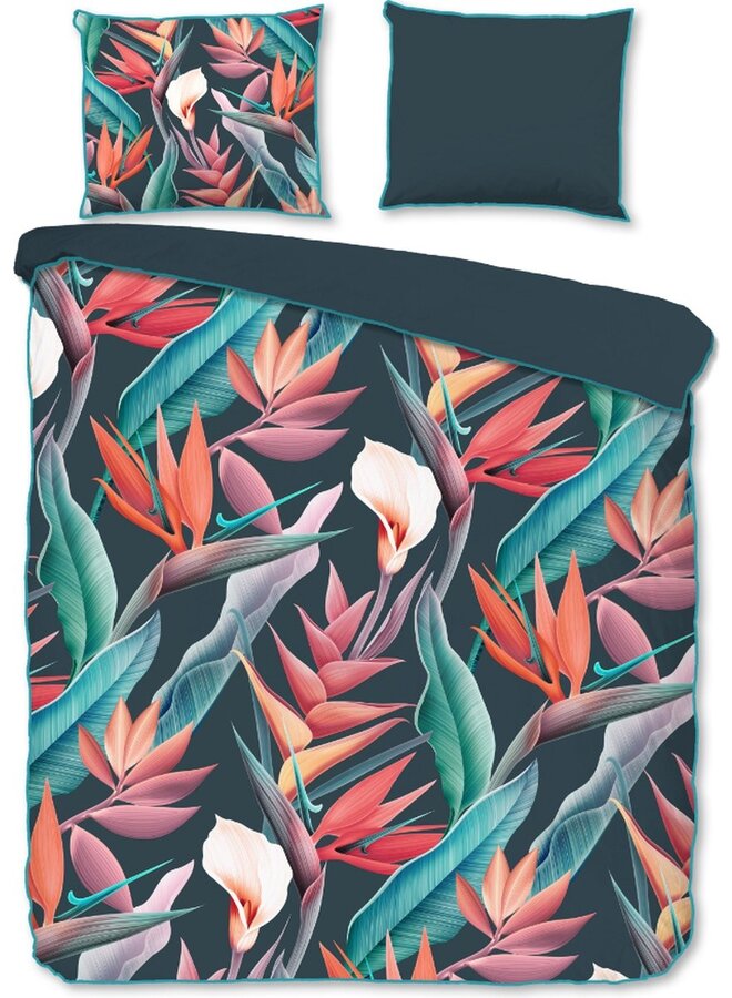 Descanso Dekbedovertrek Chloe Multi - Biologisch Katoensatijn