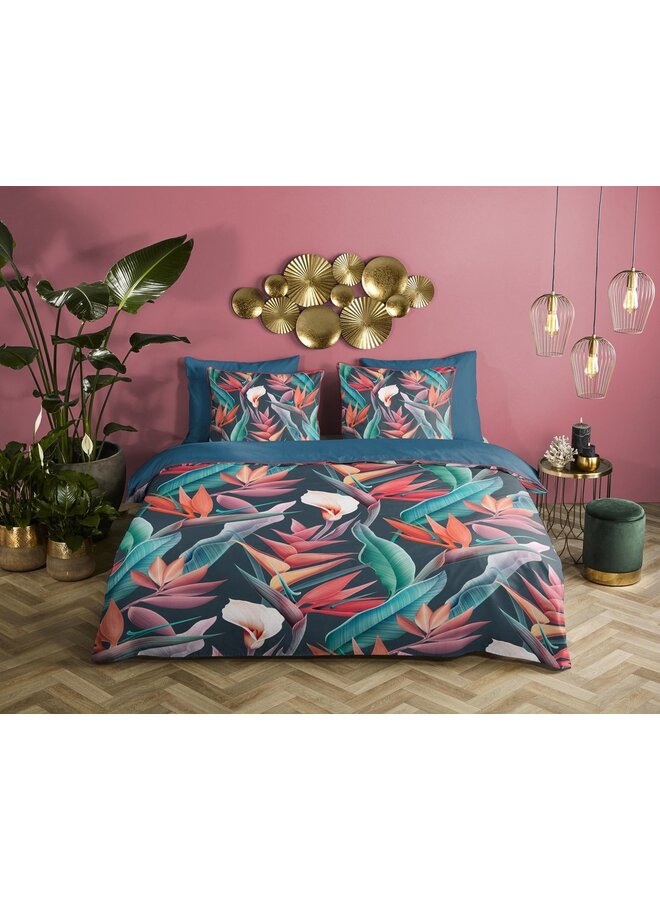 Descanso Dekbedovertrek Chloe Multi - Biologisch Katoensatijn