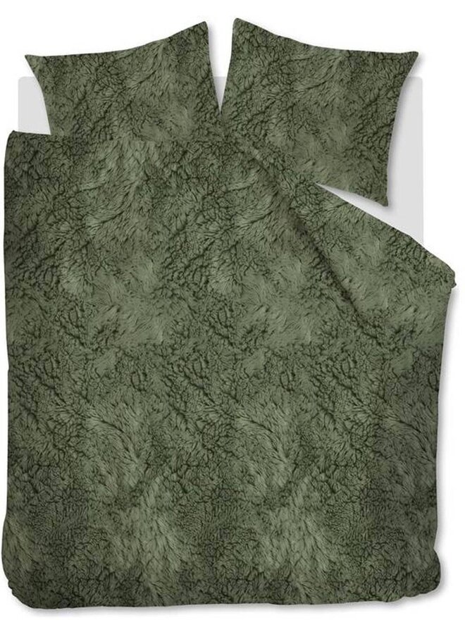 Dekbedovertrek Feel Warm Groen - Katoen