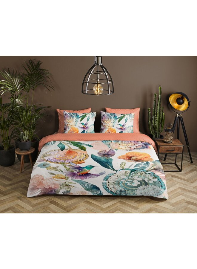 HIP Dekbedovertrek Bernice Multi - Katoensatijn