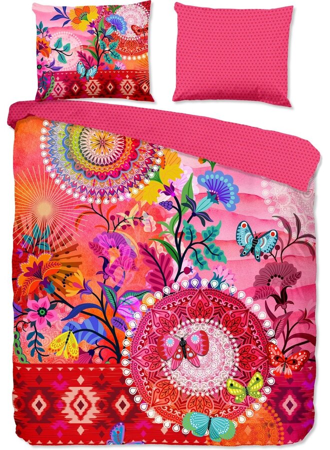 Dekbedovertrek Giselah Multi - Katoensatijn