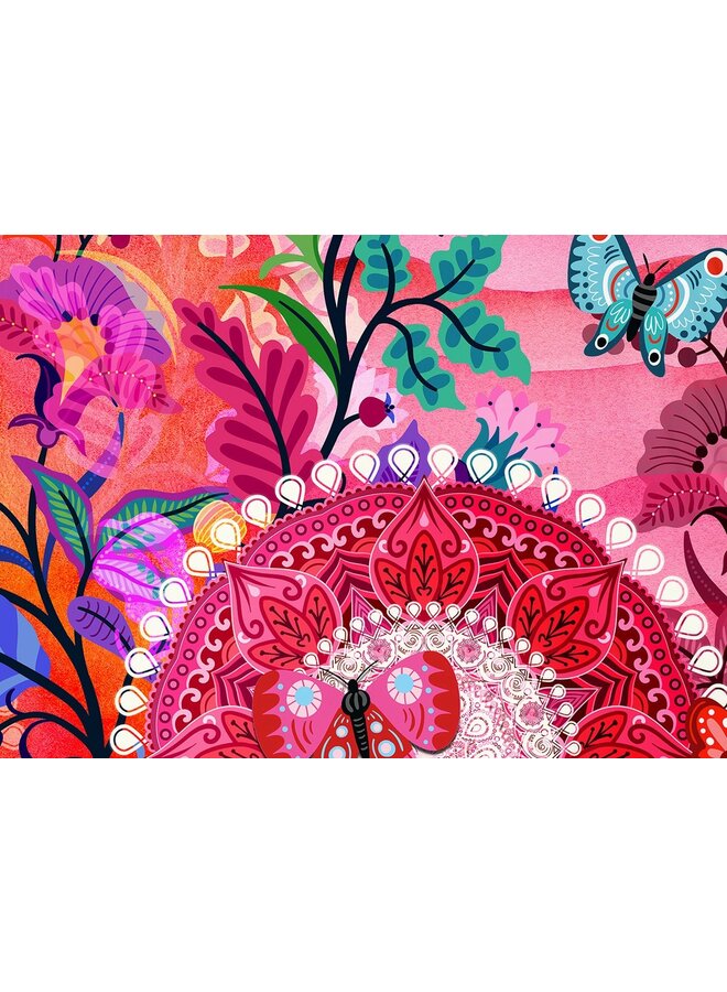 HIP Dekbedovertrek Giselah Multi - Katoensatijn