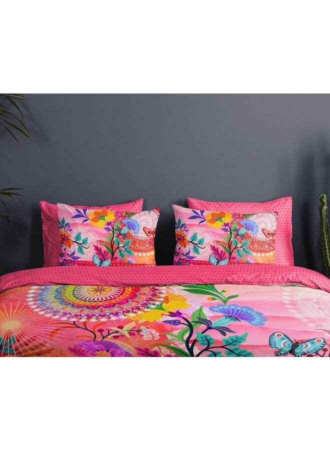 HIP Dekbedovertrek Giselah Multi - Katoensatijn