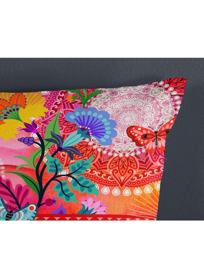 HIP Dekbedovertrek Giselah Multi - Katoensatijn