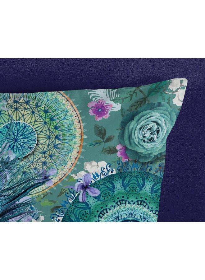 HIP Dekbedovertrek Kari Groen - Katoensatijn