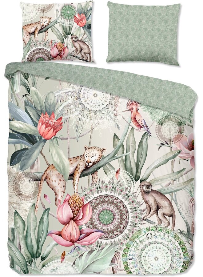 HIP Dekbedovertrek Wayan Multi - Katoensatijn