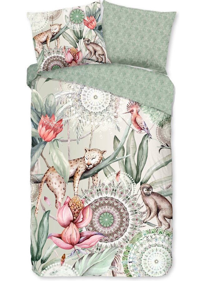 HIP Dekbedovertrek Wayan Multi - Katoensatijn