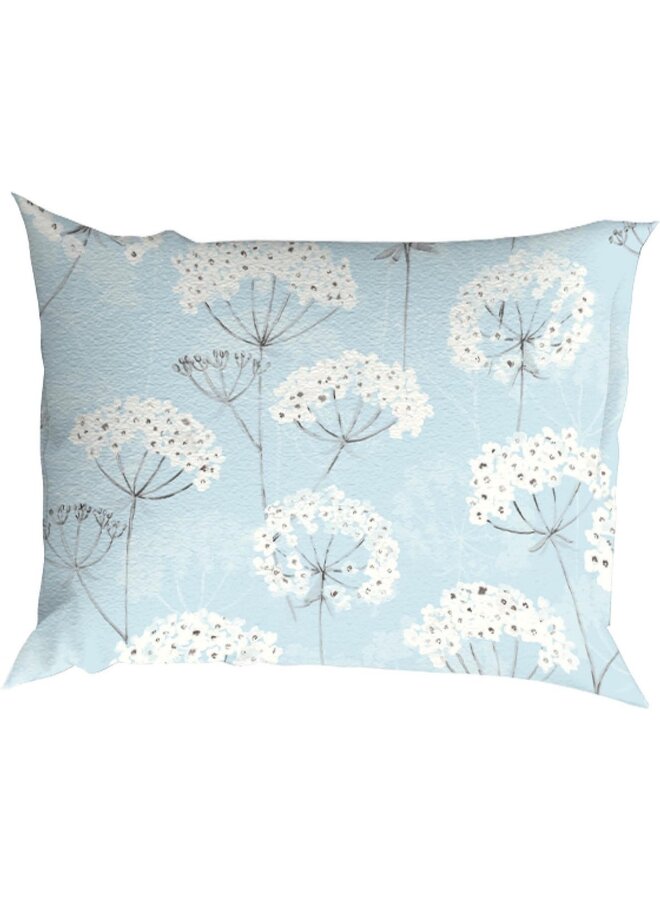 Romanette Dekbedovertrek Sneeuwbloemen Blauw - Flanel