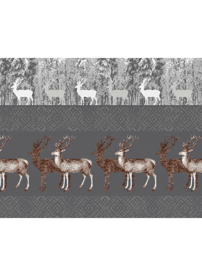 Romanette Dekbedovertrek Rossignol Grijs - Flanel