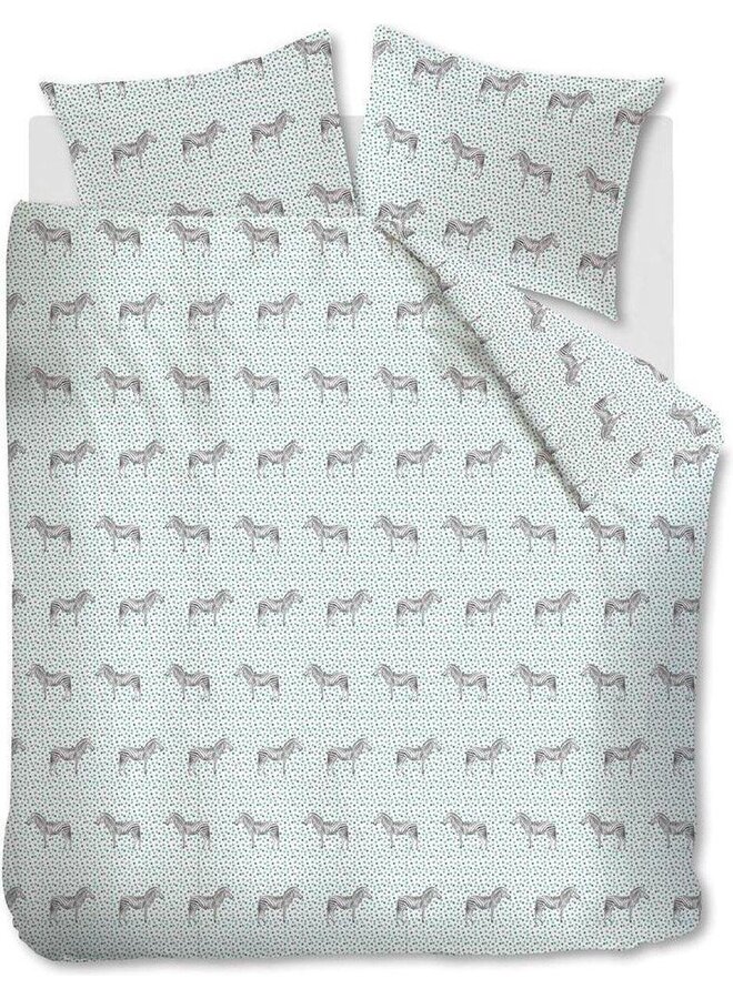 Ambiante Dekbedovertrek Omari Groen - Katoen