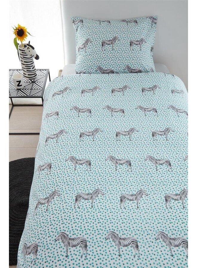 Ambiante Dekbedovertrek Omari Groen - Katoen