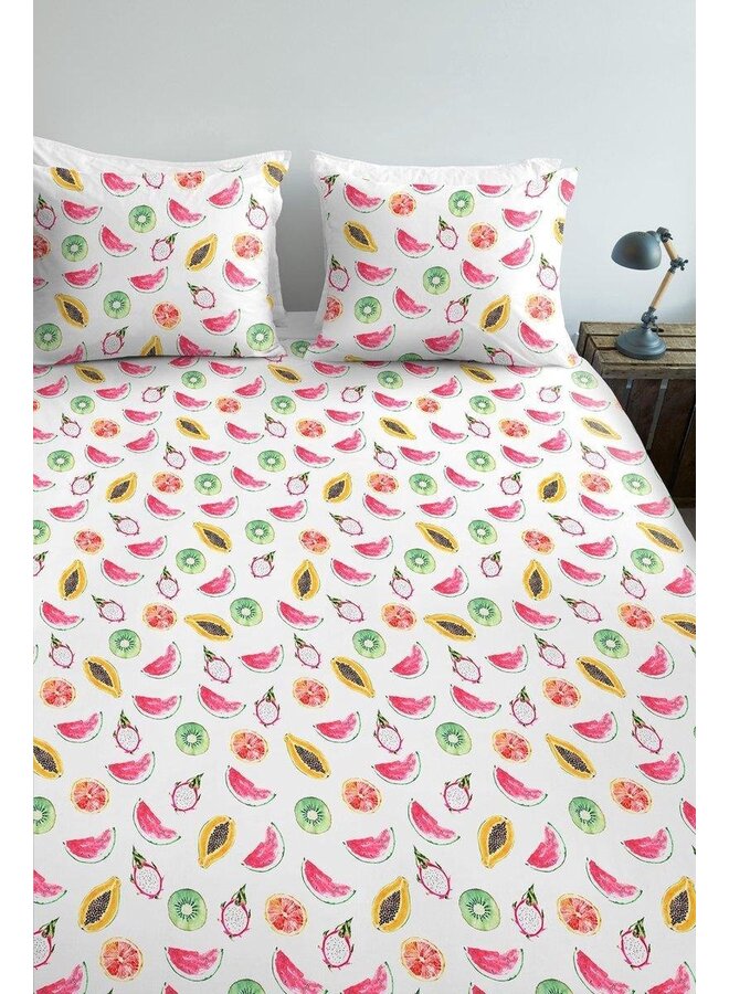 Ambiante Dekbedovertrek Tutti Frutti Multi - Katoen