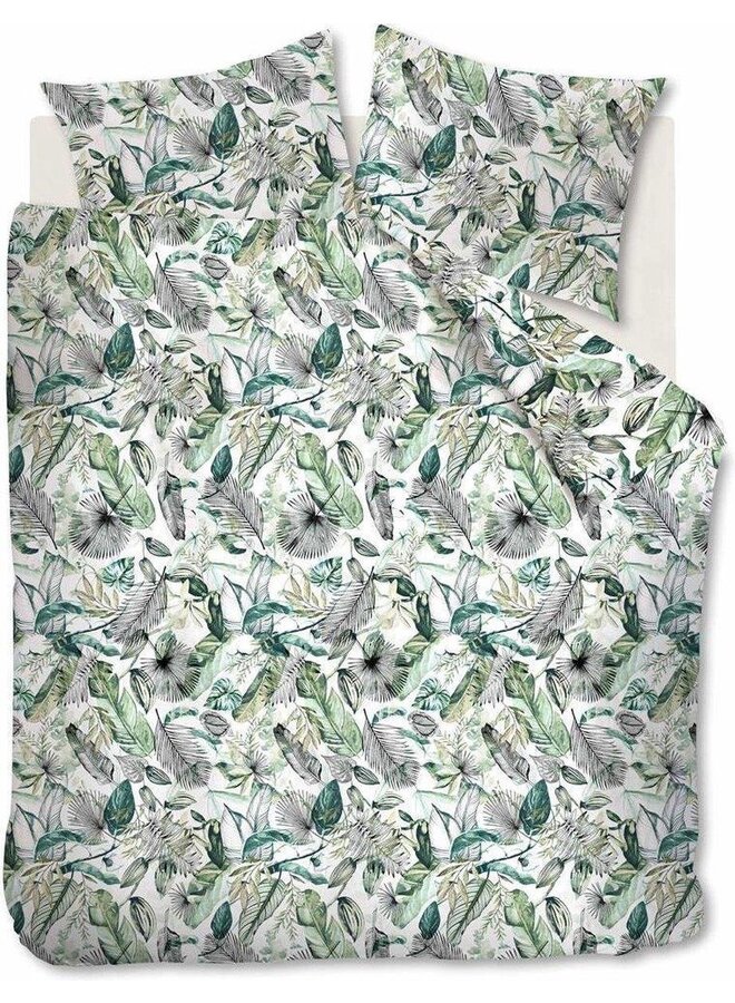 Dekbedovertrek Forestry Groen - Katoen P3